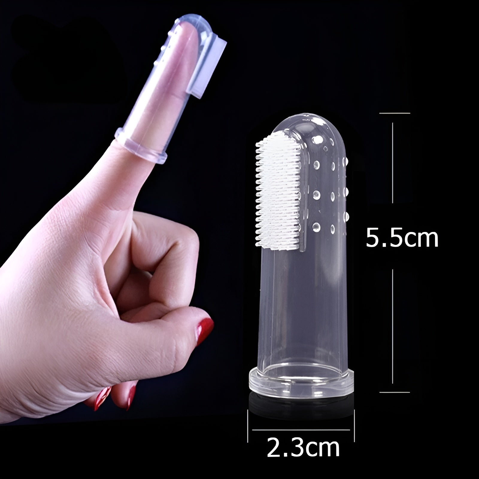 Dedal de silicona para higiene dental de bebés – Presentación del producto – Comprar en NQLN Store