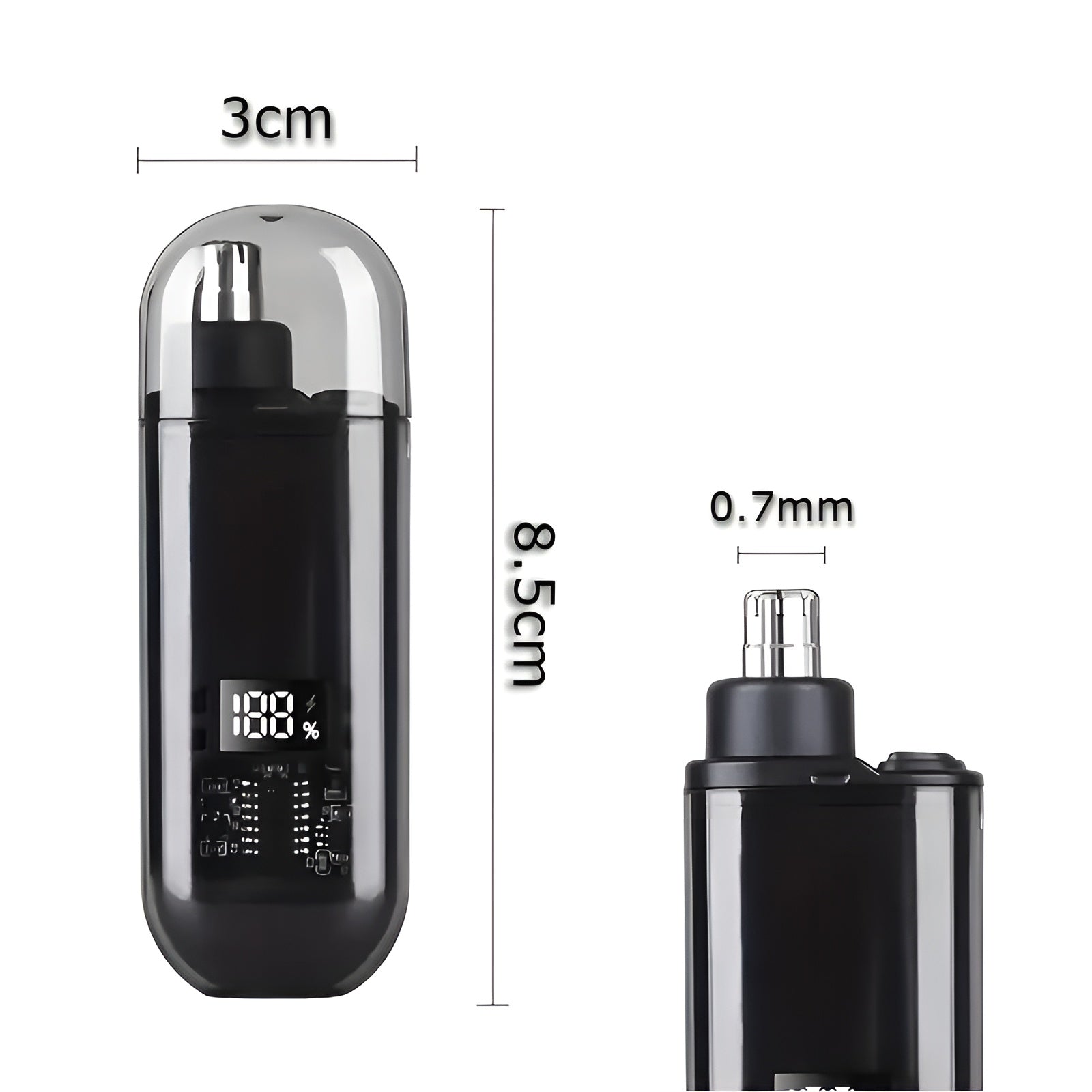 Recortadora portátil para vello nasal – Presentación del producto – Comprar en NQLN Store