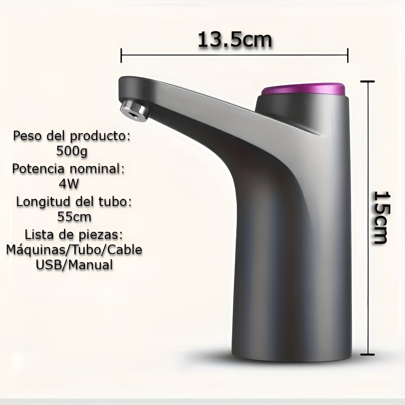 Dispensador de agua de 5 galones – Detalle y presentación – NQLN Store Venezuela