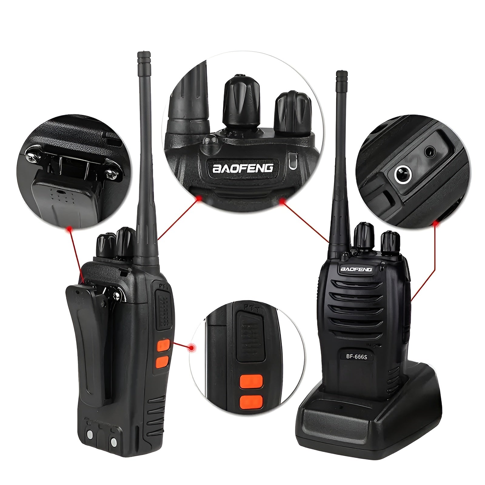 Radios de Comunicación Inalámbricos – Vista de cerca del producto – NQLN Store