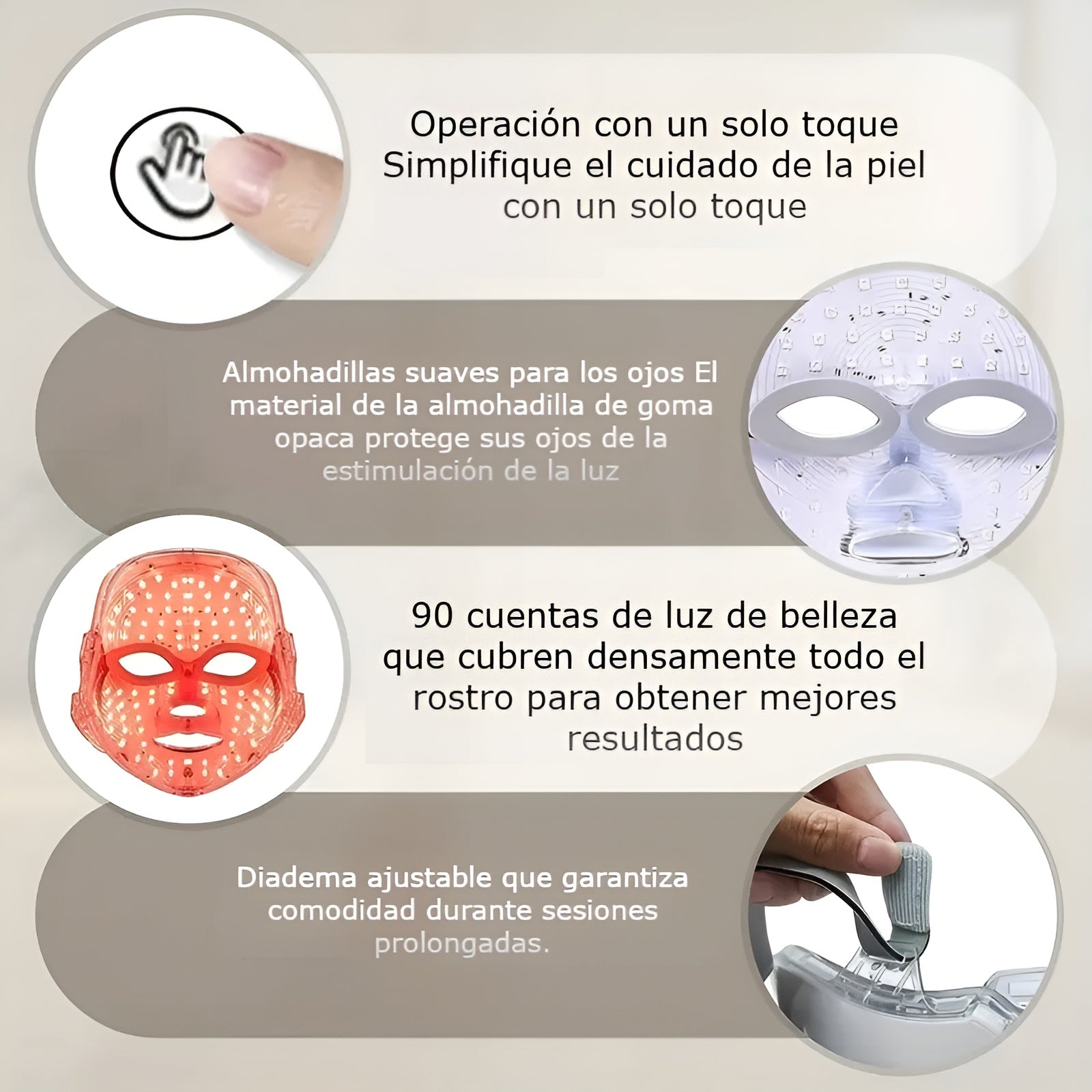Máscara de terapia LED – Envío a toda Venezuela – NQLN Store