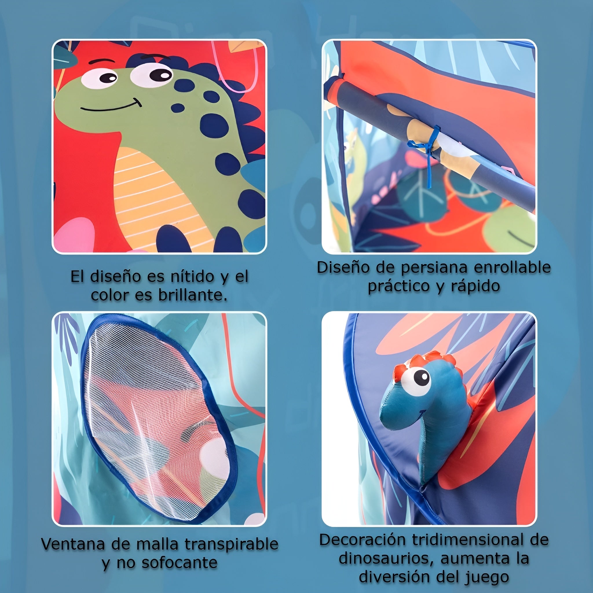 Carpa de juegos única de dinosaurios para niños como juguete – Envío a toda Venezuela – NQLN Store