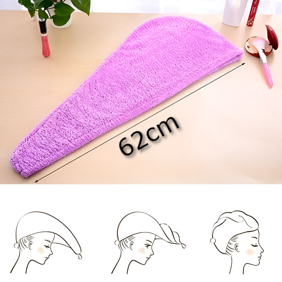 Toalla de microfibra absorbente para el cabello – Disponible en Caracas y Margarita – NQLN Store