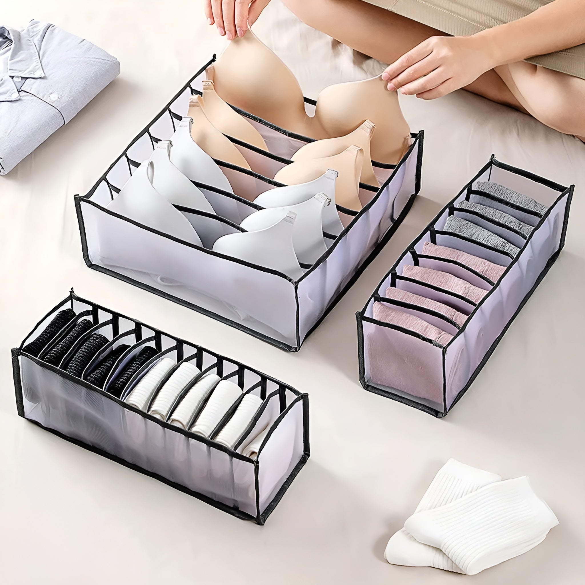 Organizadores de ropa interior (Pack de 3) – Comprar al mejor precio en NQLN Store Venezuela