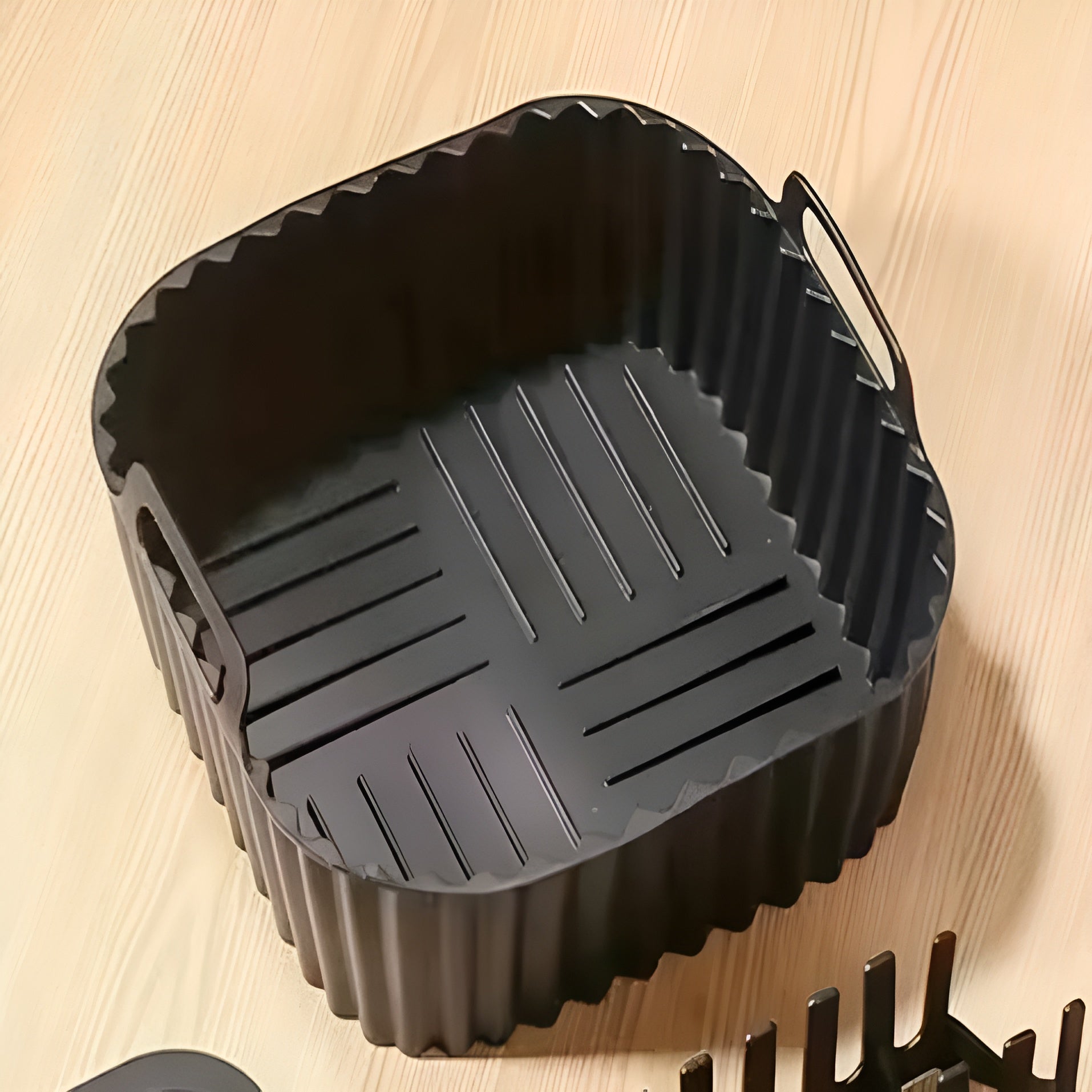 Cesta de Silicona Para Freidora De Aire Cuadrada – Detalle de calidad y acabado – NQLN Store
