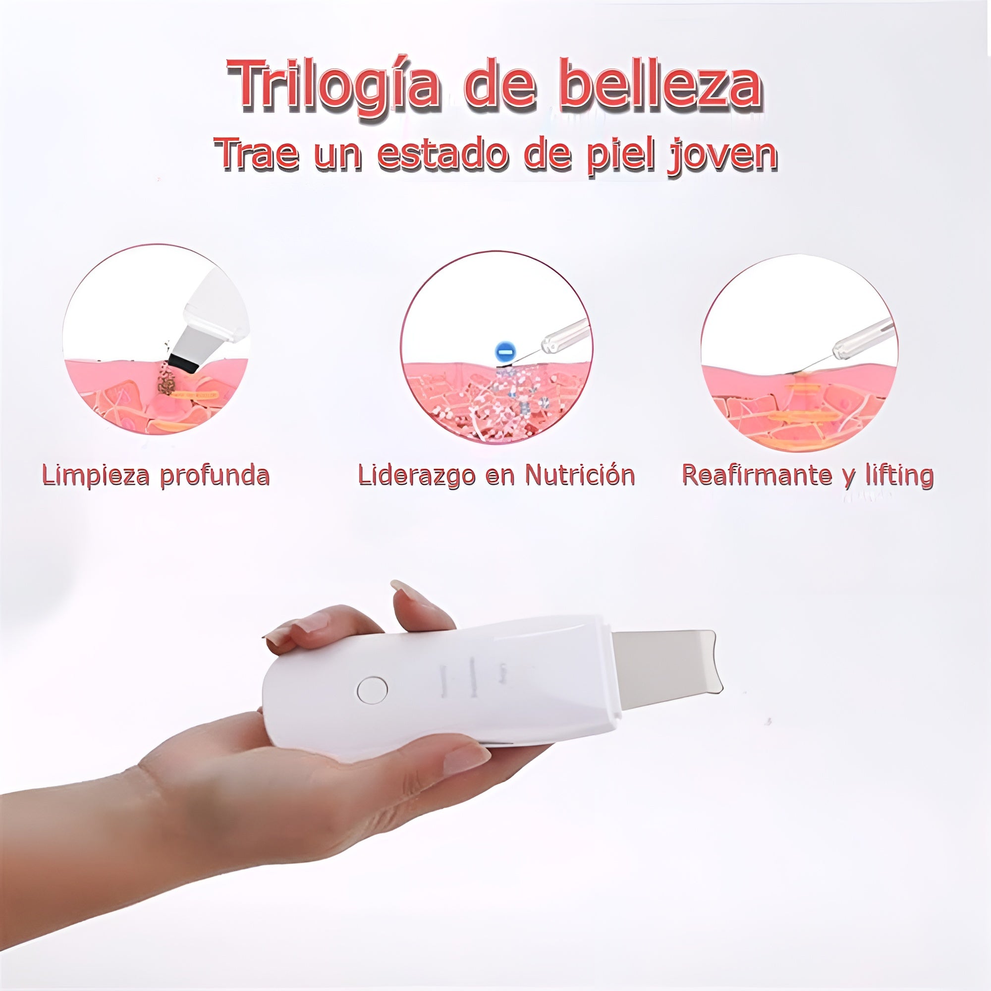 Limpiador de piel peeling ultrasónico – Tienda online NQLN Store Venezuela