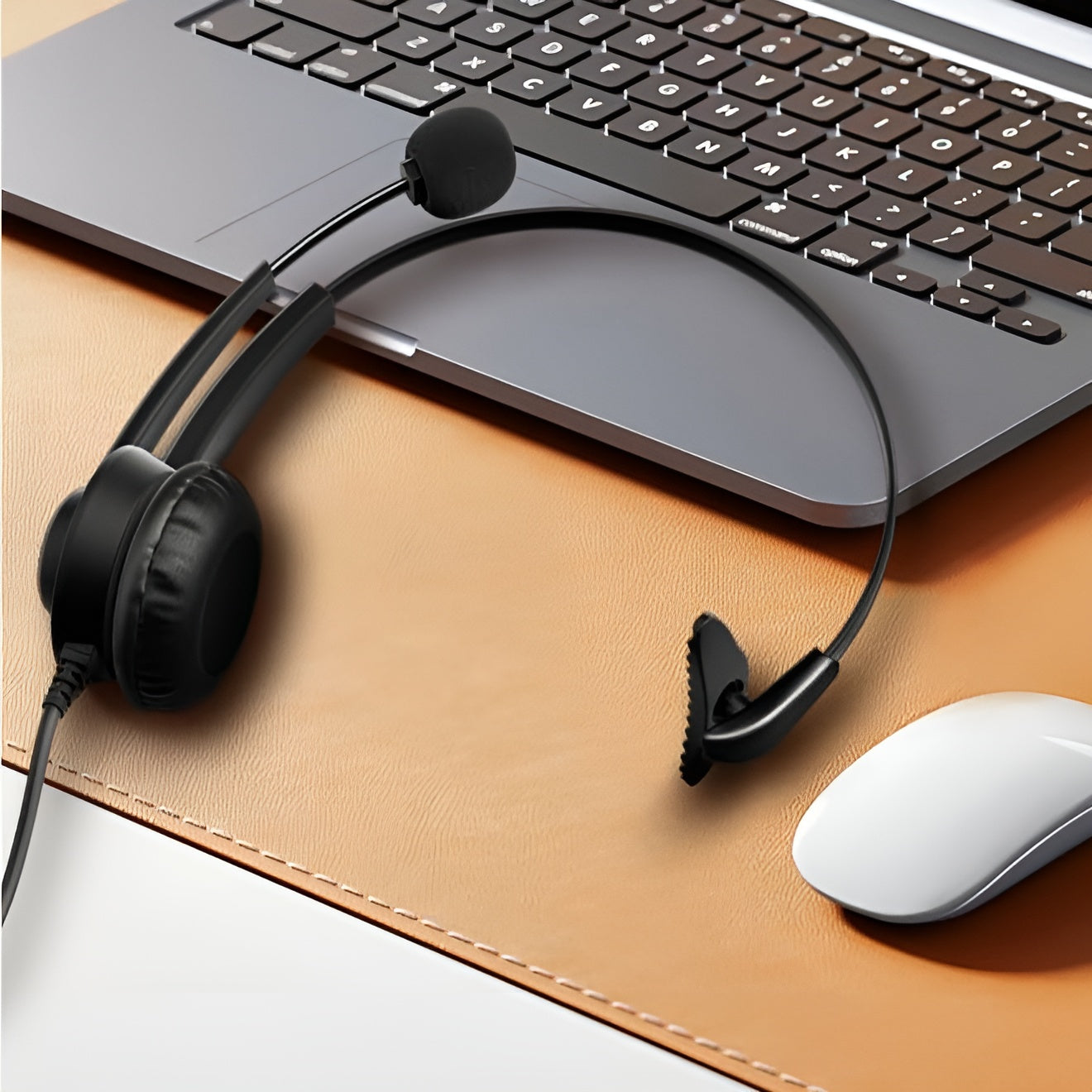 Auriculares USB con microfono para computadora para callcenter – Detalle de calidad y acabado – NQLN Store