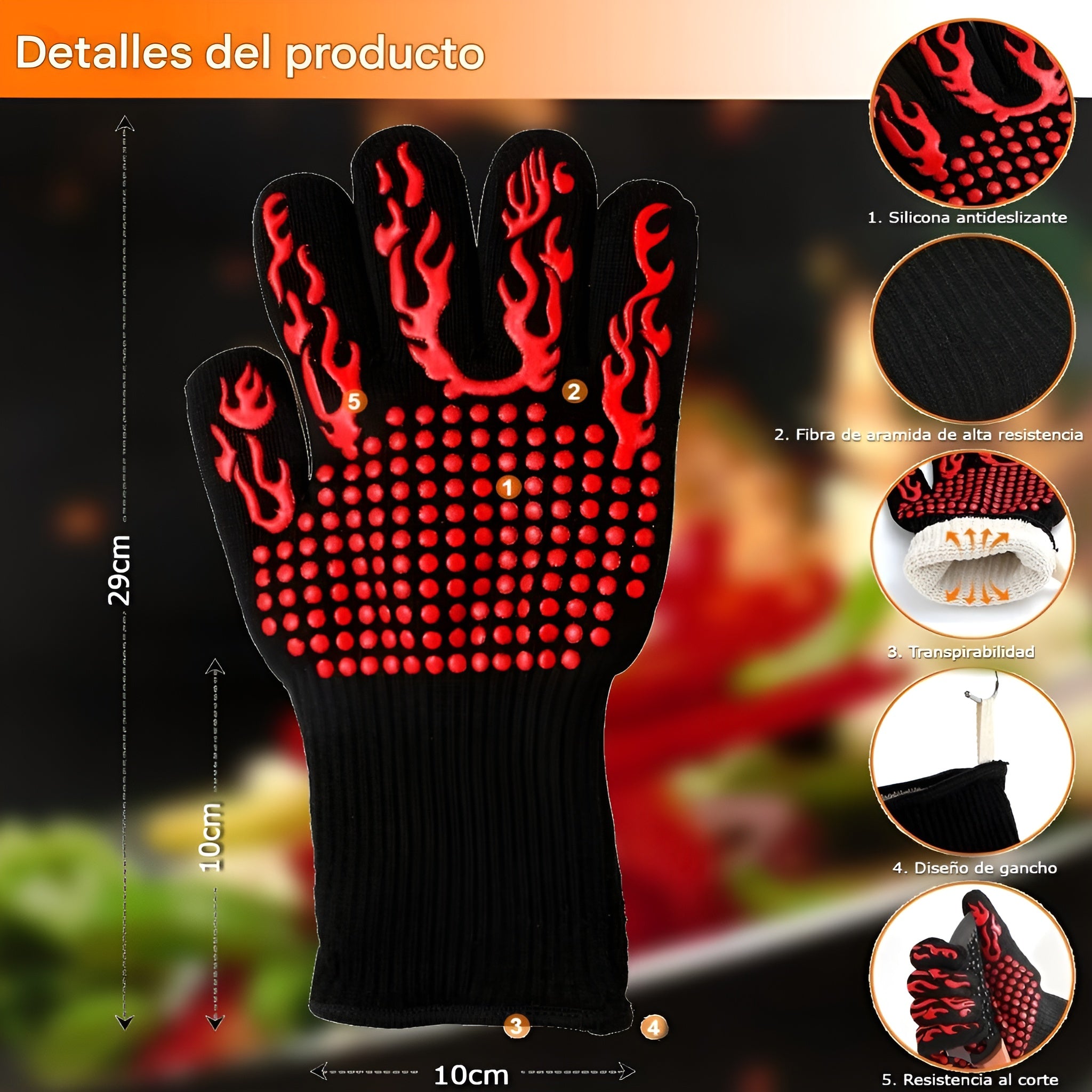 Guantes para hornear altas temperaturas (Pack de 2) – Disponible en Caracas y Margarita – NQLN Store