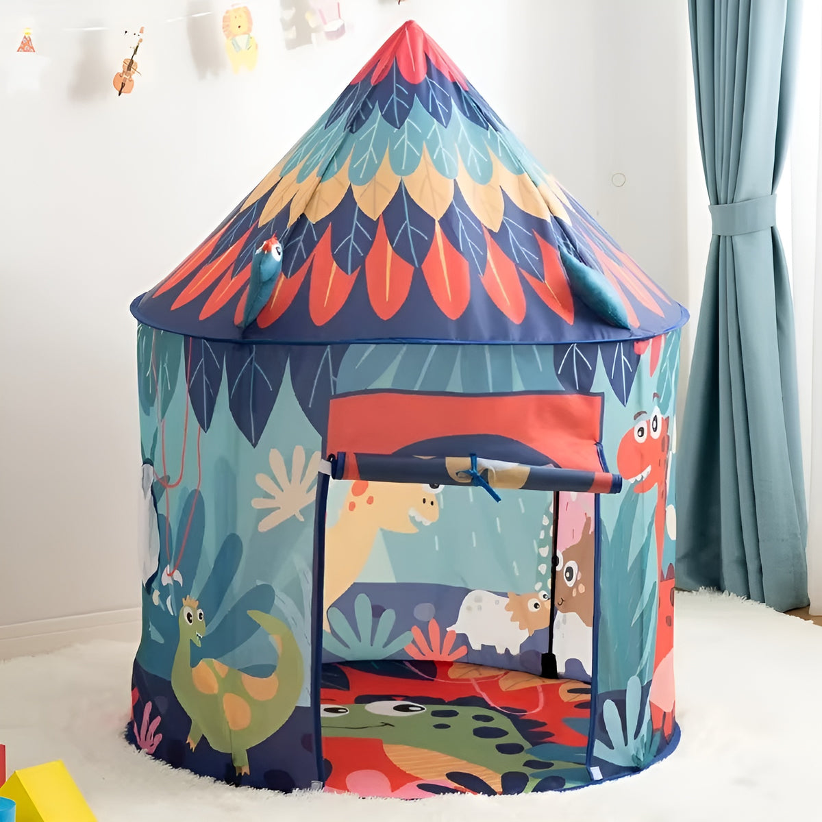 Carpa de juegos única de dinosaurios para niños como juguete – Presentación del producto – Comprar en NQLN Store