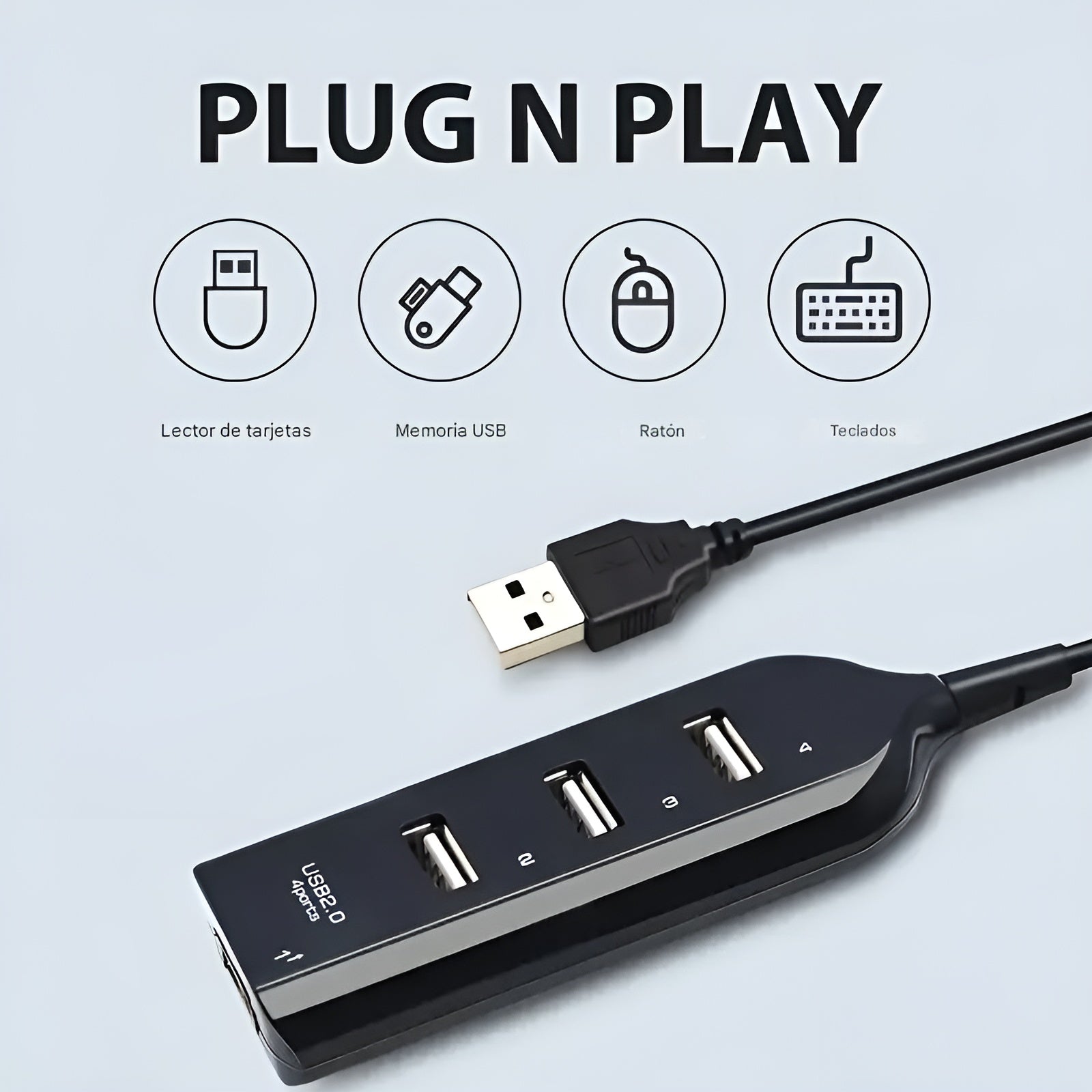 Extension de 4 puertos USB – Tienda online NQLN Store Venezuela