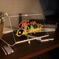 Tablero de notas LED con colores