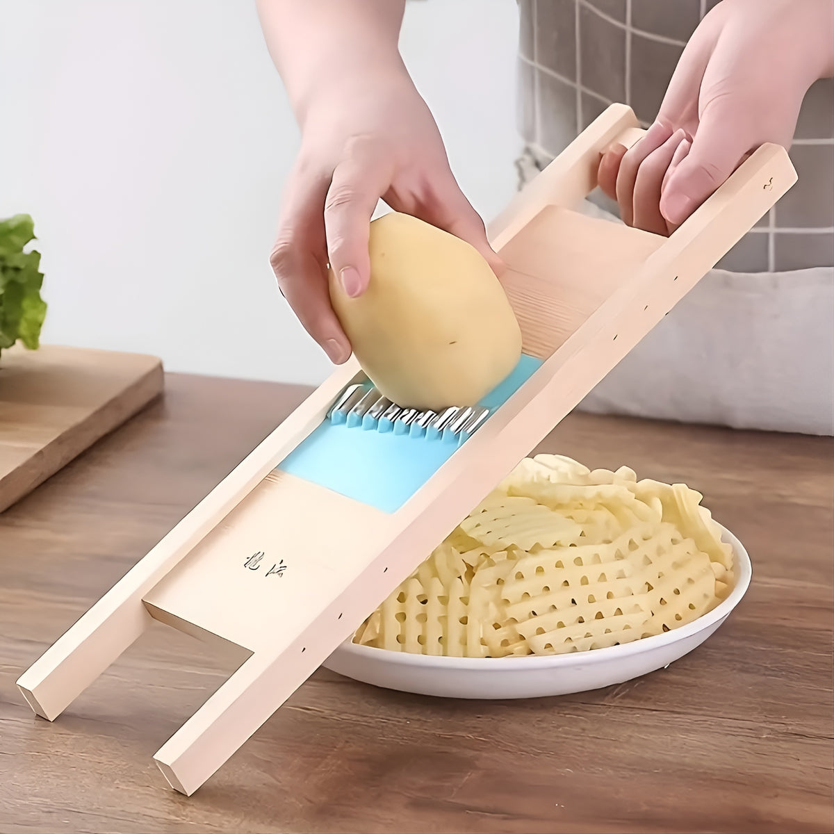 Rebanador con rejilla para alimentos – Detalle y presentación – NQLN Store Venezuela