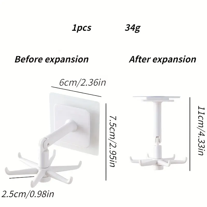 Soporte de pared giratorios de 360 grados para utensilios – Tienda online NQLN Store Venezuela