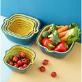 Juego de 4 coladores de alimentos de plástico (Pack de 8) – NQLN Store Venezuela, tienda online con envío a todo el país