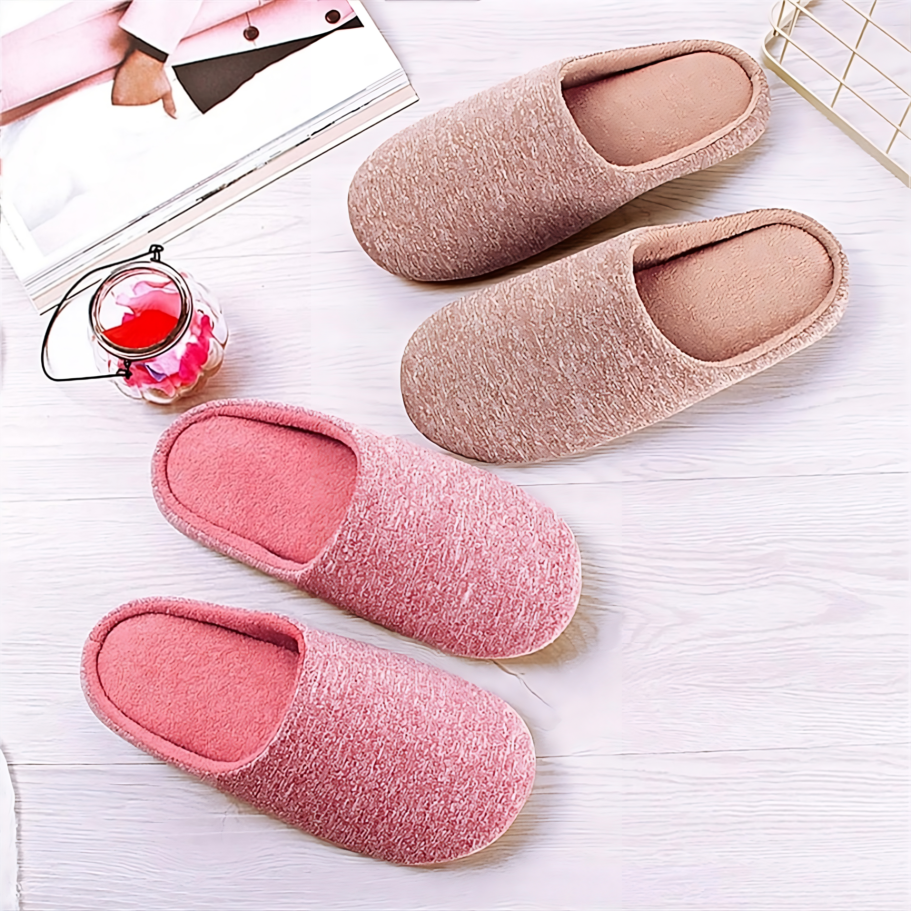 Pantuflas De Dormitorio Minimalistas Y Comodas – NQLN Store Venezuela, tienda online con envío a todo el país