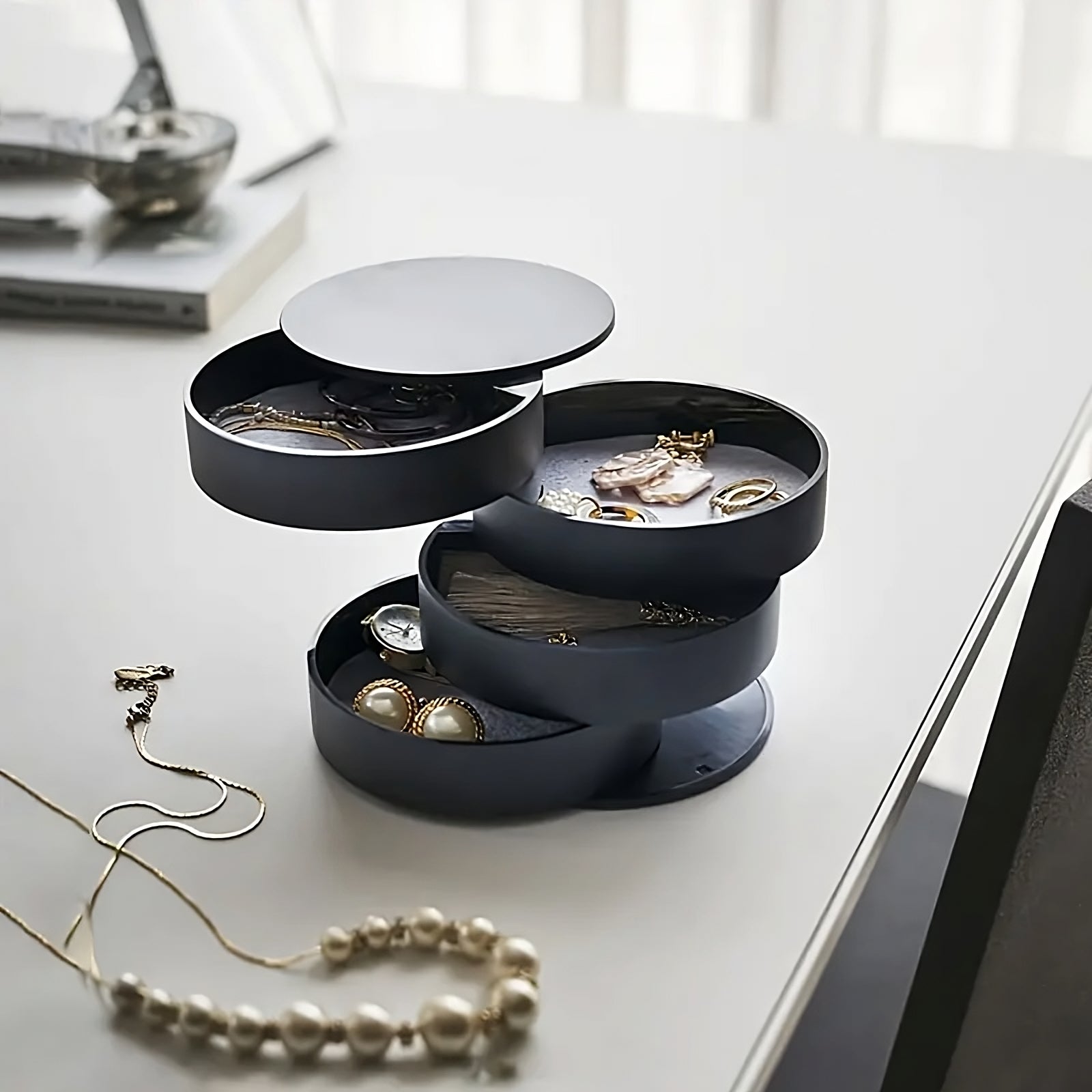 Caja Organizadora de Rotacion 360° – Vista detalle del producto – NQLN Store