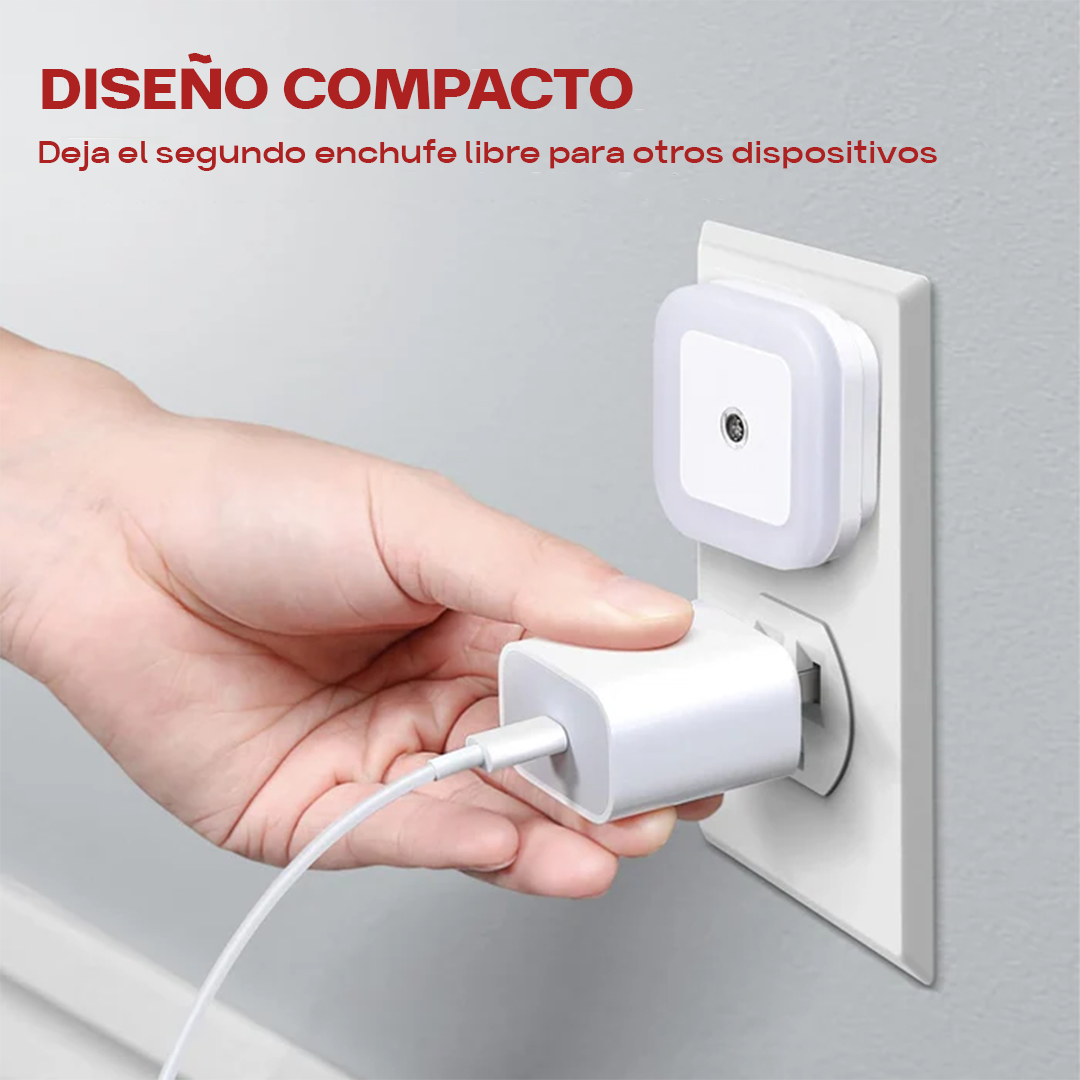 Luz nocturna automática Vauli (4 unidades) – Vista adicional – Disponible en NQLN Store Venezuela