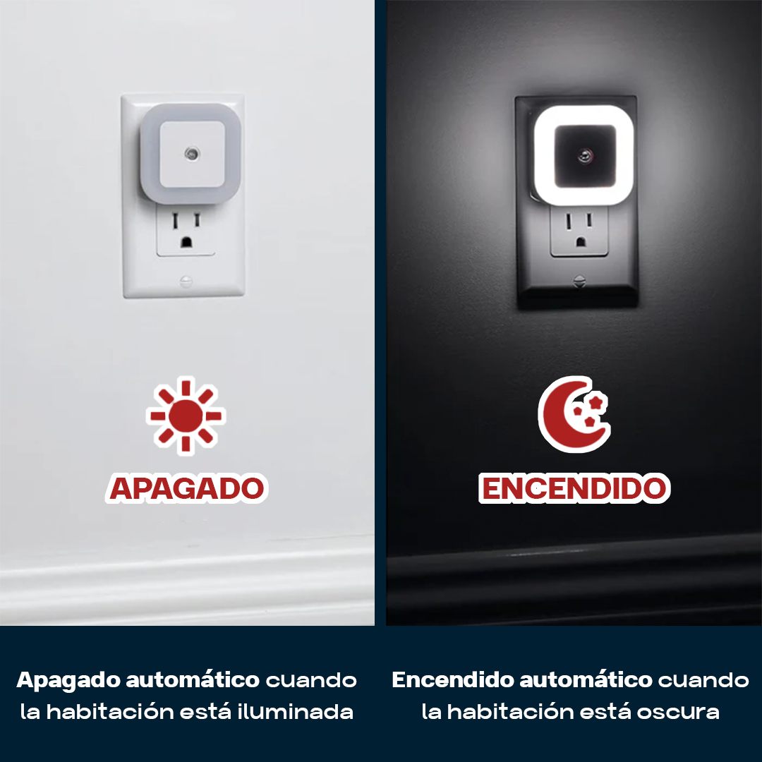 Luz nocturna automática Vauli (4 unidades) – Presentación del producto – Comprar en NQLN Store