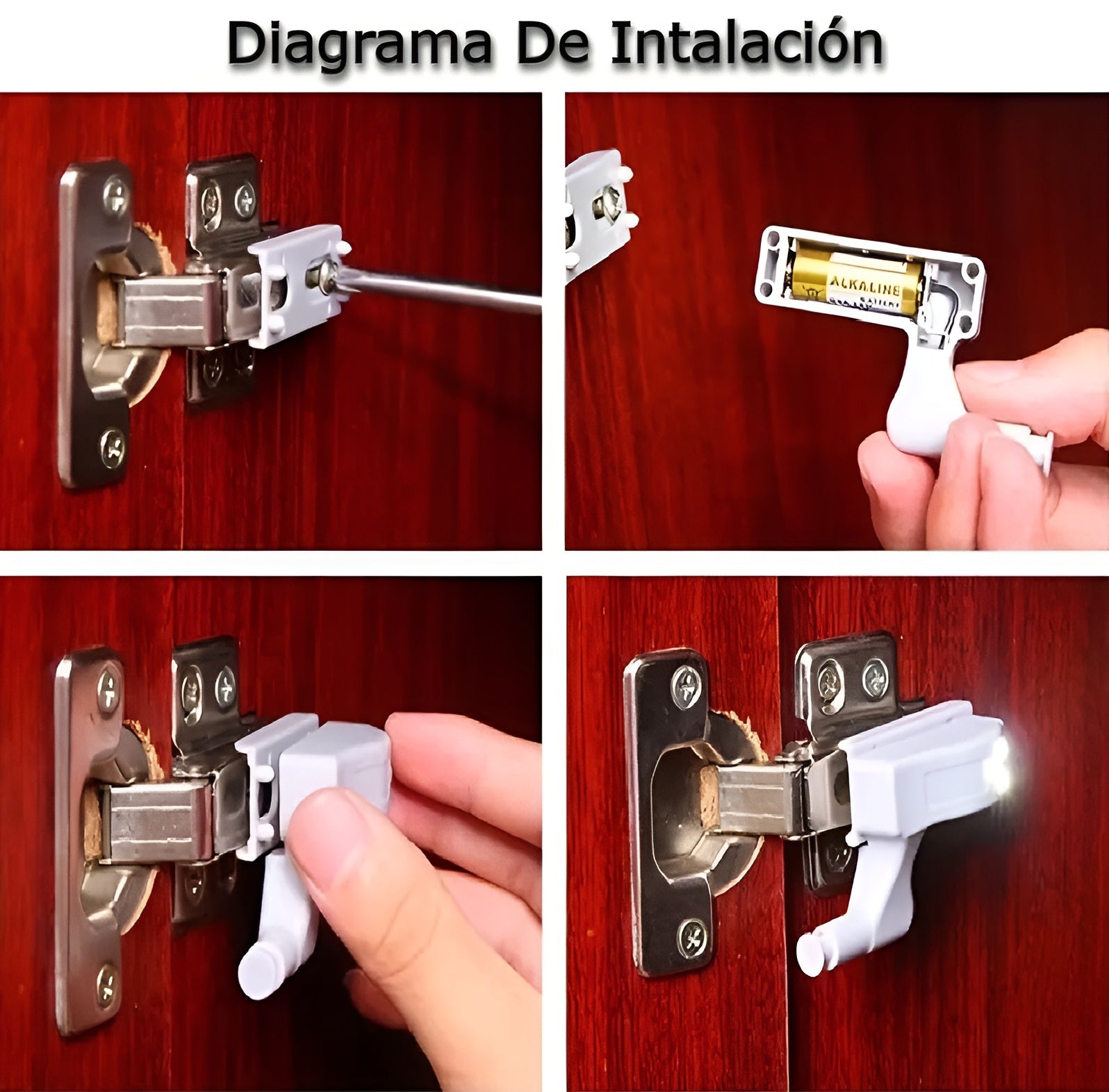 Luz de bisagra para gabinete – Envío a toda Venezuela – NQLN Store