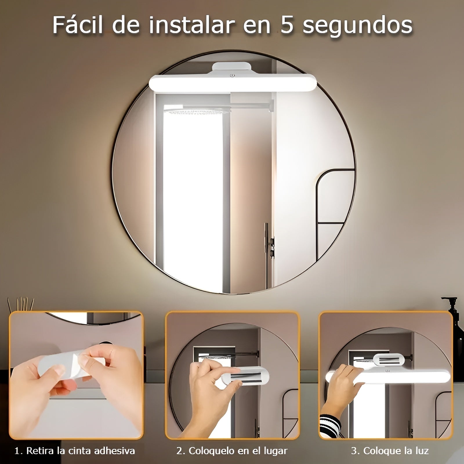 Lámpara magnética giratoria recargable – Comprar al mejor precio en NQLN Store Venezuela