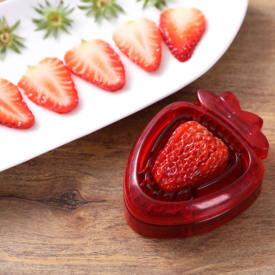 Cortador de fresas de acero inoxidable – Al mejor precio en NQLN Store Caracas y Margarita