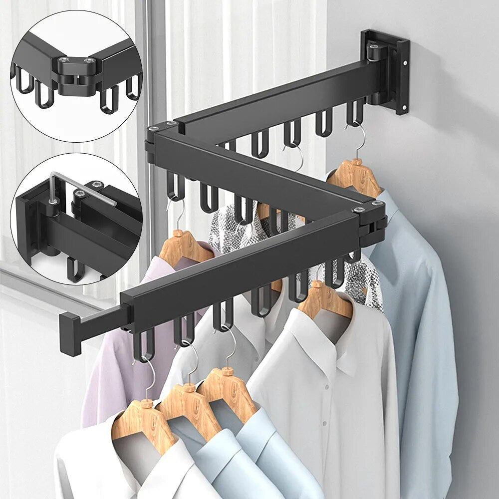 Rack de tendedero extendible para ropa – Vista adicional – Disponible en NQLN Store Venezuela