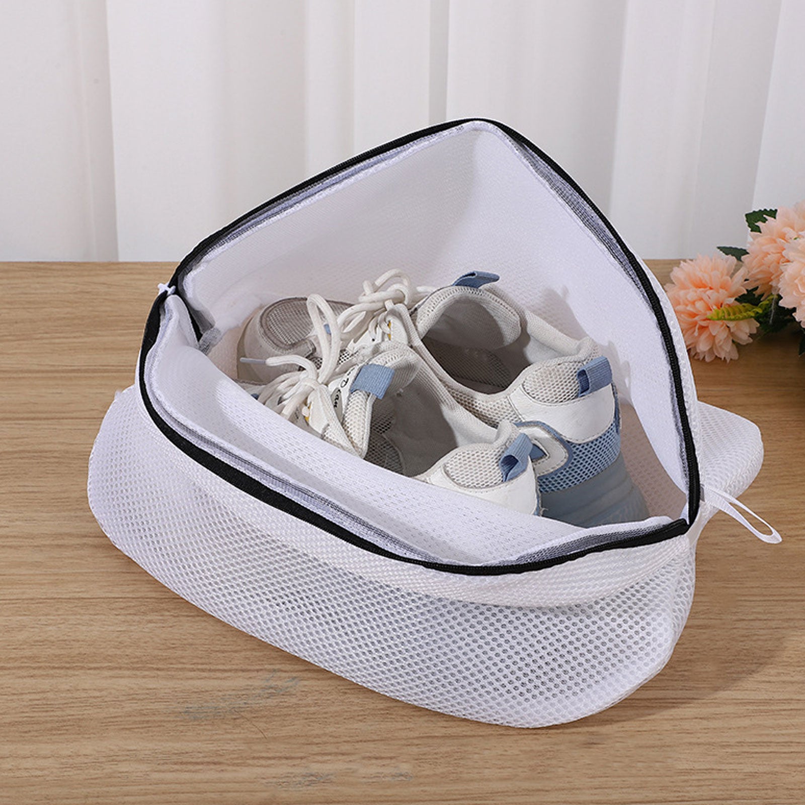 Bolsa de lavandería de malla – Detalle de calidad y acabado – NQLN Store