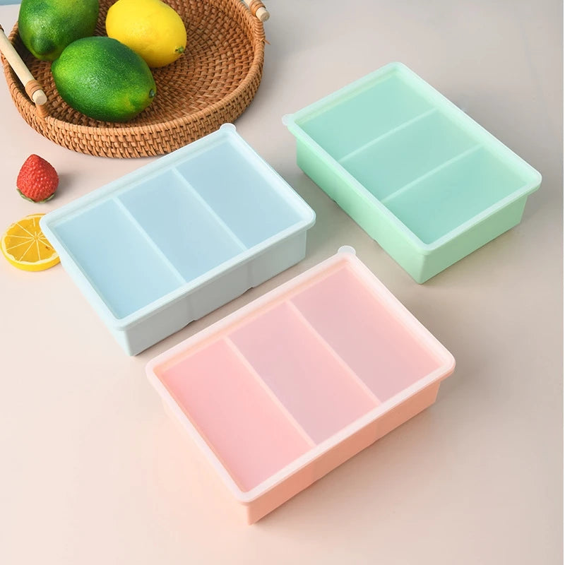 Molde rectangular para cubitos de hielo de silicona – Comprar al mejor precio en NQLN Store Venezuela