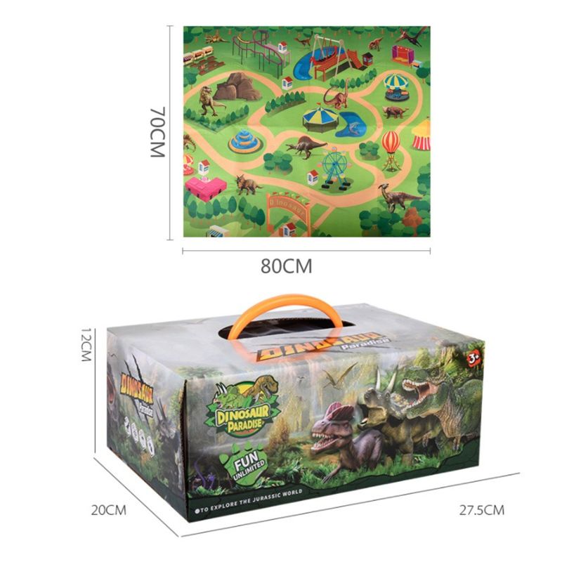 Kit de dinosaurios con alfombra – Tienda online NQLN Store Venezuela