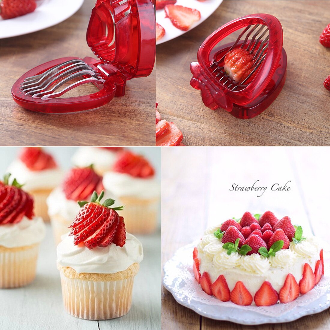 Cortador de fresas de acero inoxidable – Envío a toda Venezuela – NQLN Store