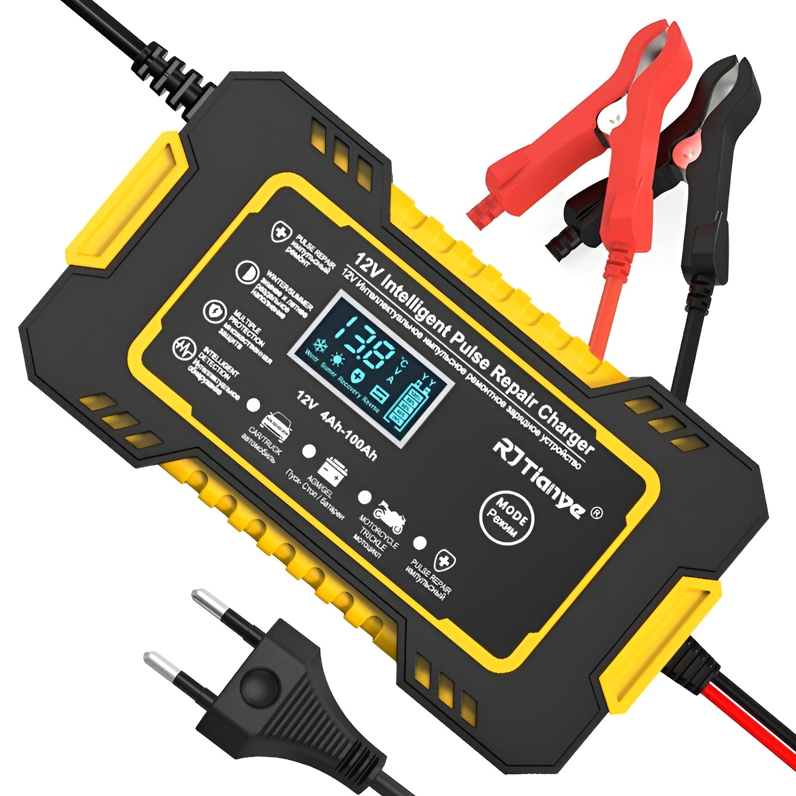 Cargador de batería de carro 12V – Detalle de calidad y acabado – NQLN Store