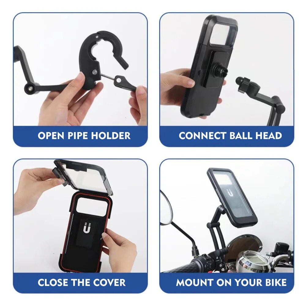 Soporte Impermeable Para Teléfono Móvil Para Bicicleta – Envío a toda Venezuela – NQLN Store
