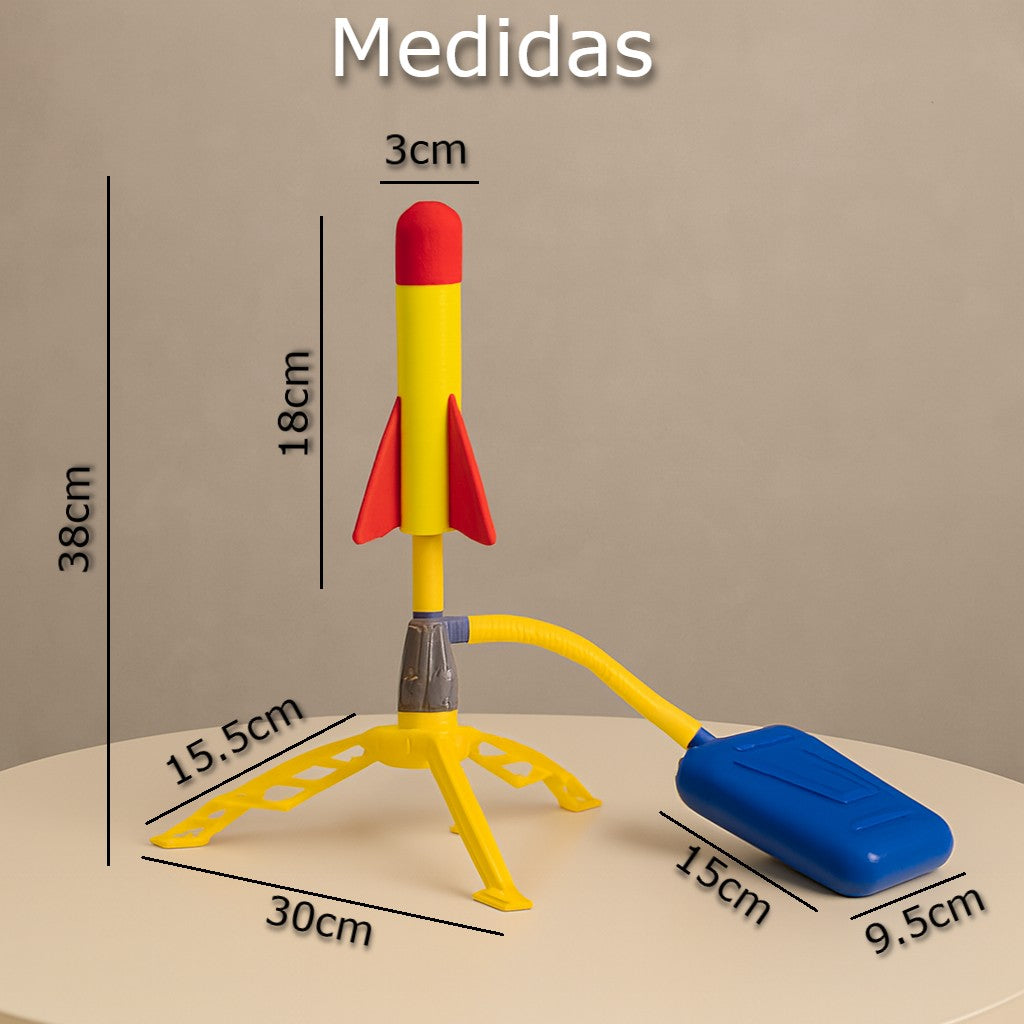 Lanzador de cohetes a pedal – Vista detalle del producto – NQLN Store