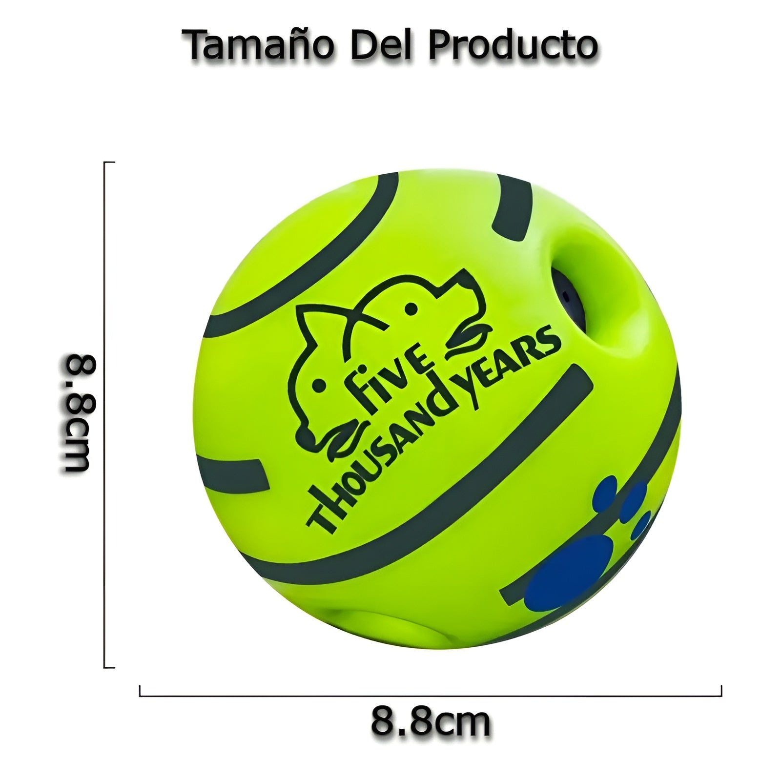 Pelota interactiva para perros – Detalle y presentación – NQLN Store Venezuela
