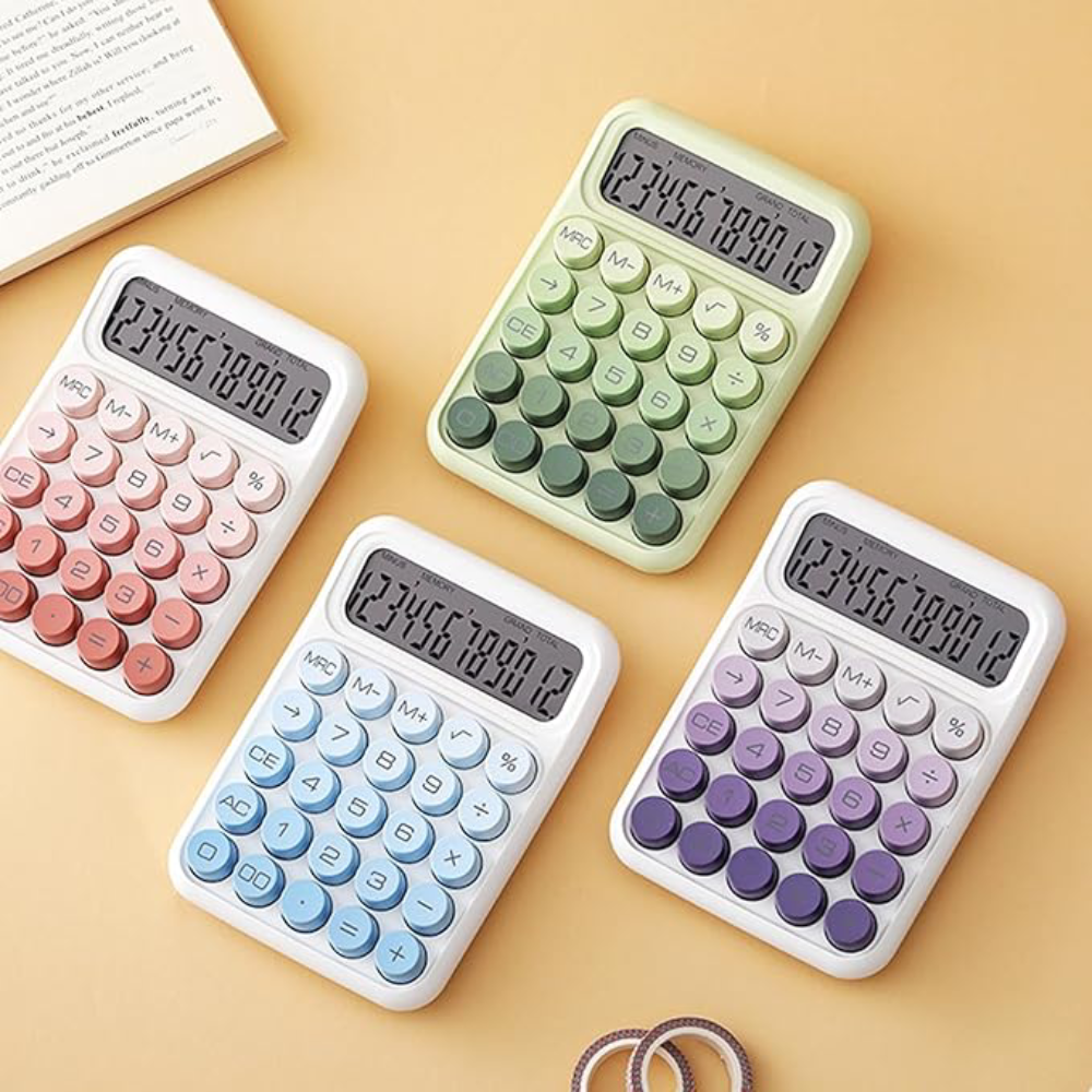Calculadora de teclado mecánico – Vista de cerca del producto – NQLN Store