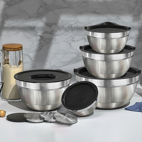 Set de bowls inoxidables Vauli (6 unidades) – Disponible en Caracas y Margarita – NQLN Store