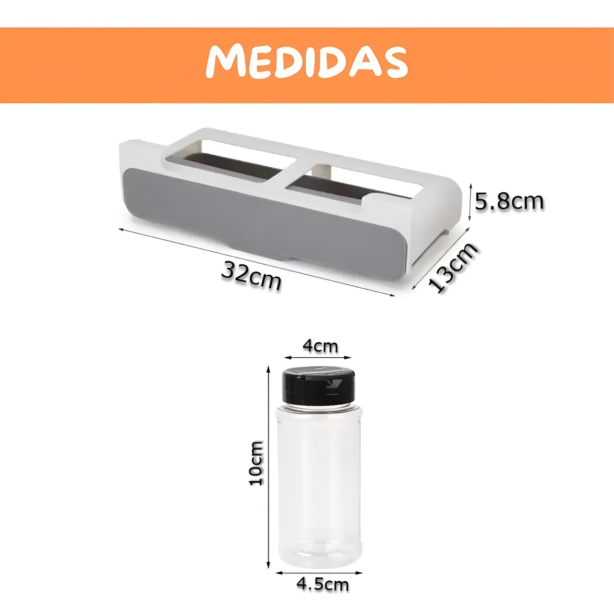 Organizador caja de condimentos y especias de 7 envases – Comprar en Caracas, Margarita y toda Venezuela – NQLN Store