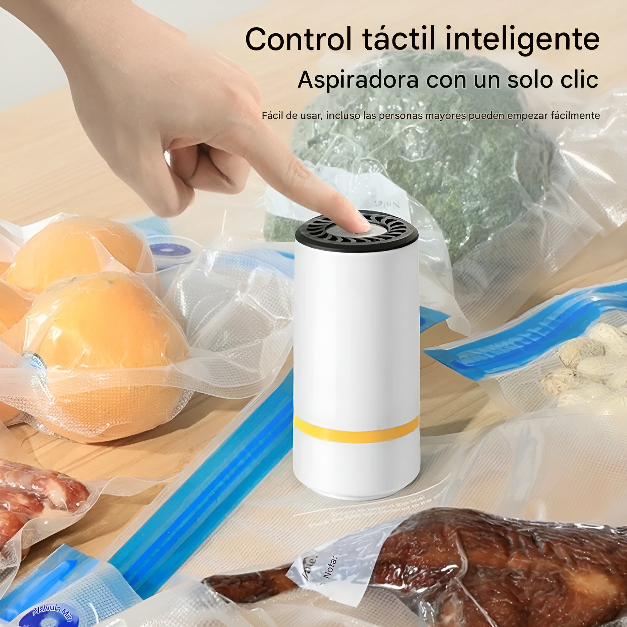 Sellador de bolsas al vacío para alimentos (5 Bolsas incluidas) – Comprar al mejor precio en NQLN Store Venezuela