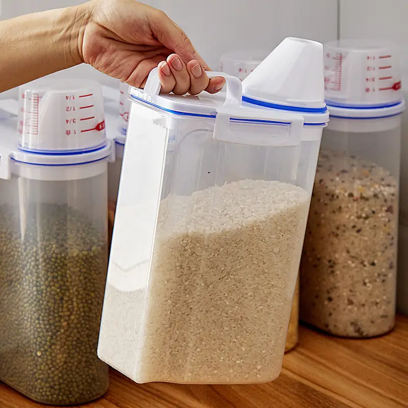Recipientes  botella plástica para Arroz o Cereal – Detalle de calidad y acabado – NQLN Store
