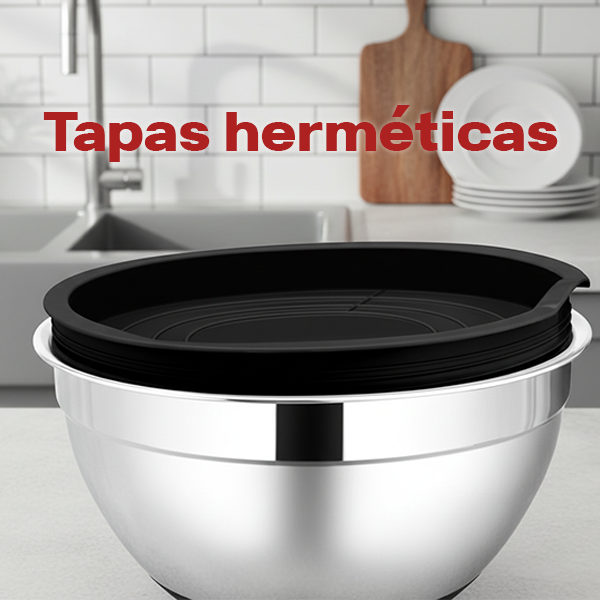 Set de bowls inoxidables Vauli (6 unidades) – Comprar al mejor precio en NQLN Store Venezuela