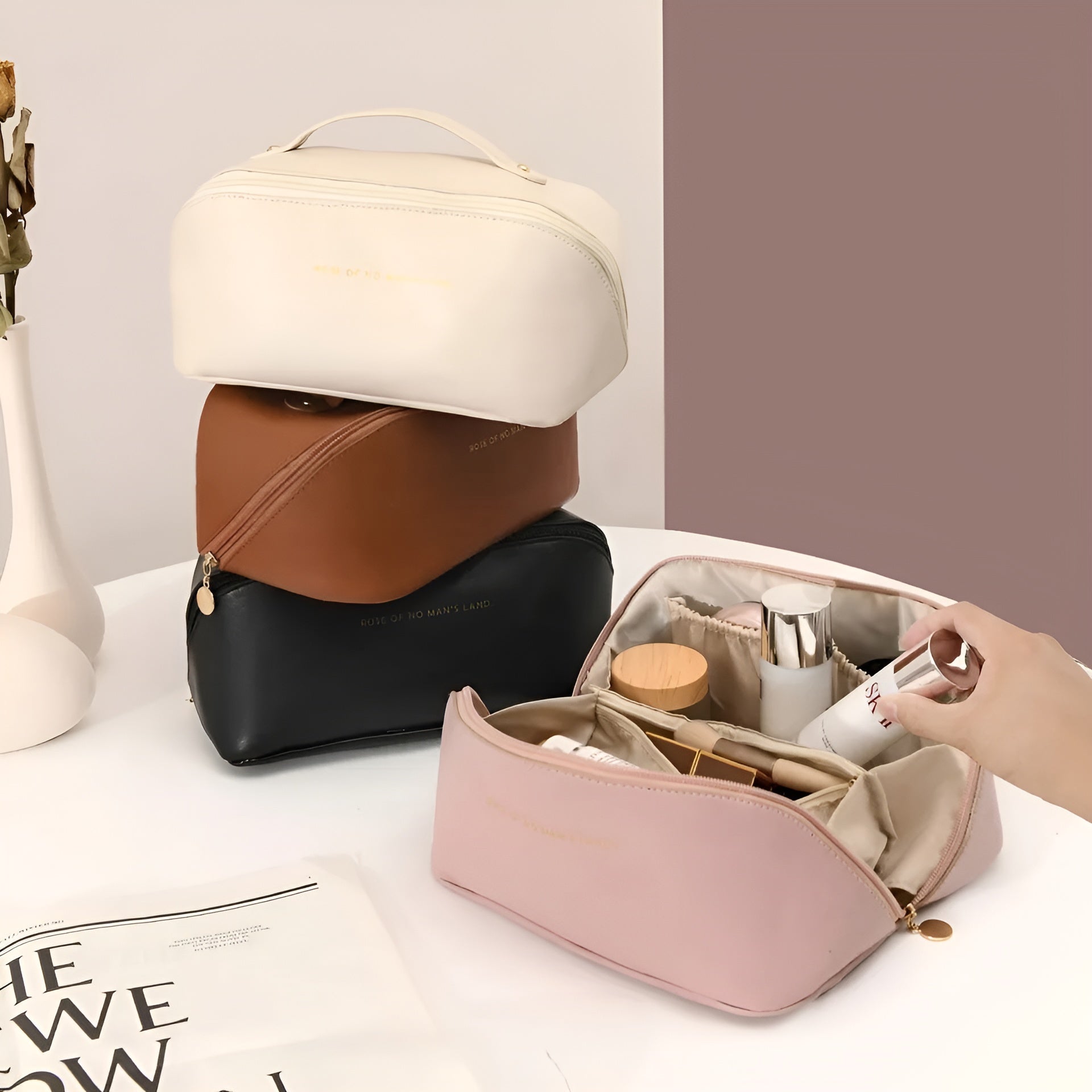 Bolso organizador de maquillaje para viaje – Envío a toda Venezuela – NQLN Store