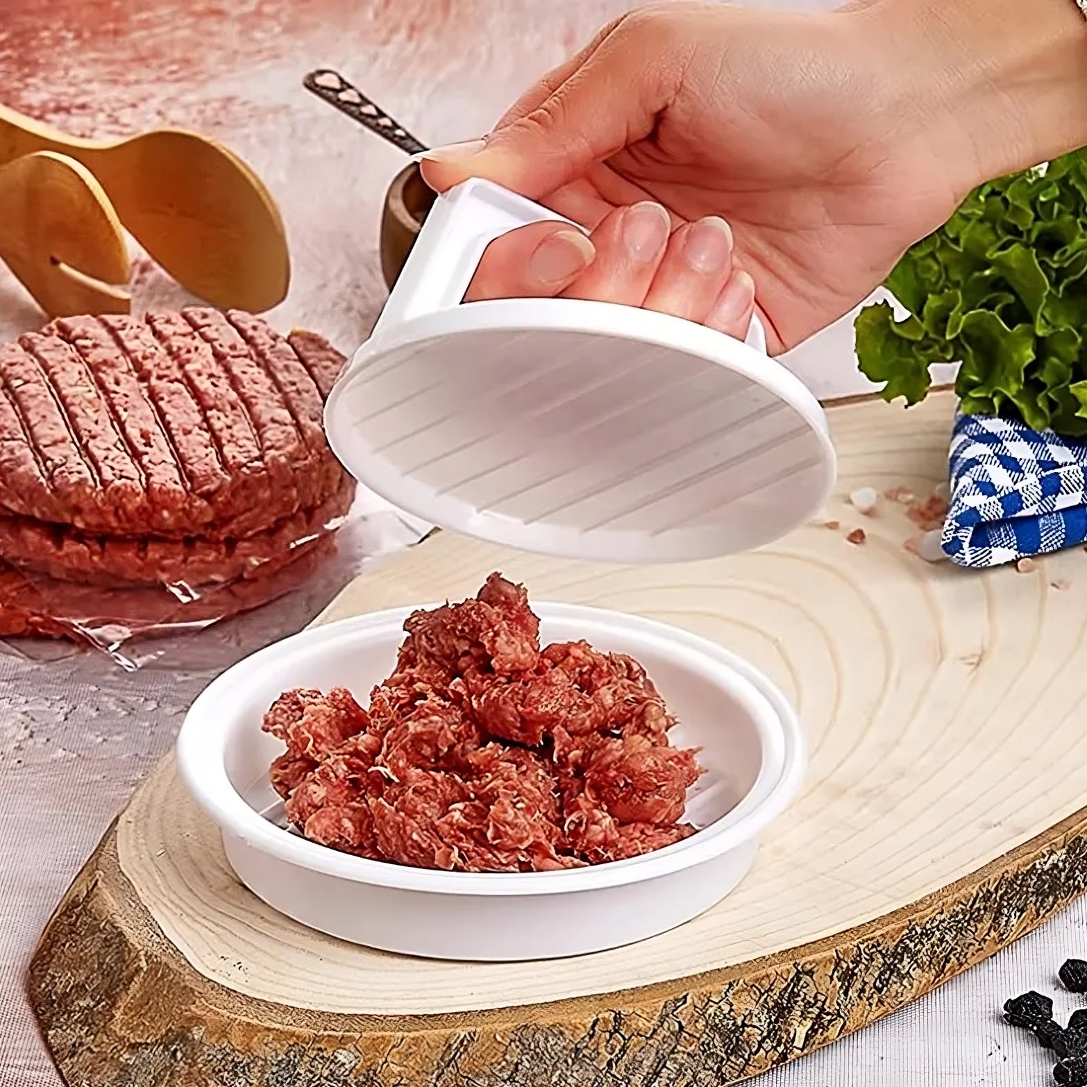 Herramienta de molde de carne de hamburguesa para cocina – Comprar online en NQLN Store Venezuela con envío a todo el país