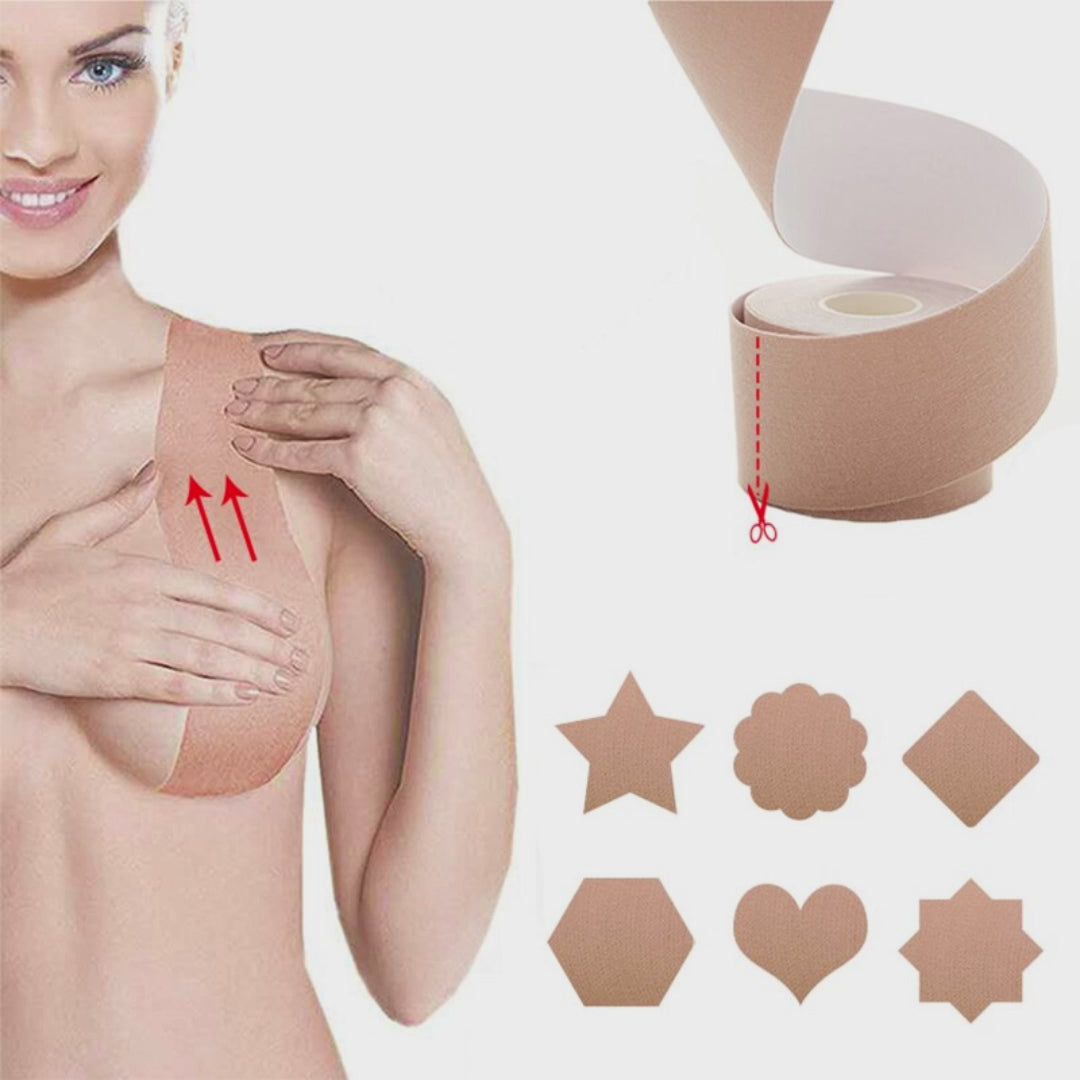 Sujetador Adhesivo de realce de pecho para mujer en rollo – NQLN Store Venezuela, tienda online con envío a todo el país