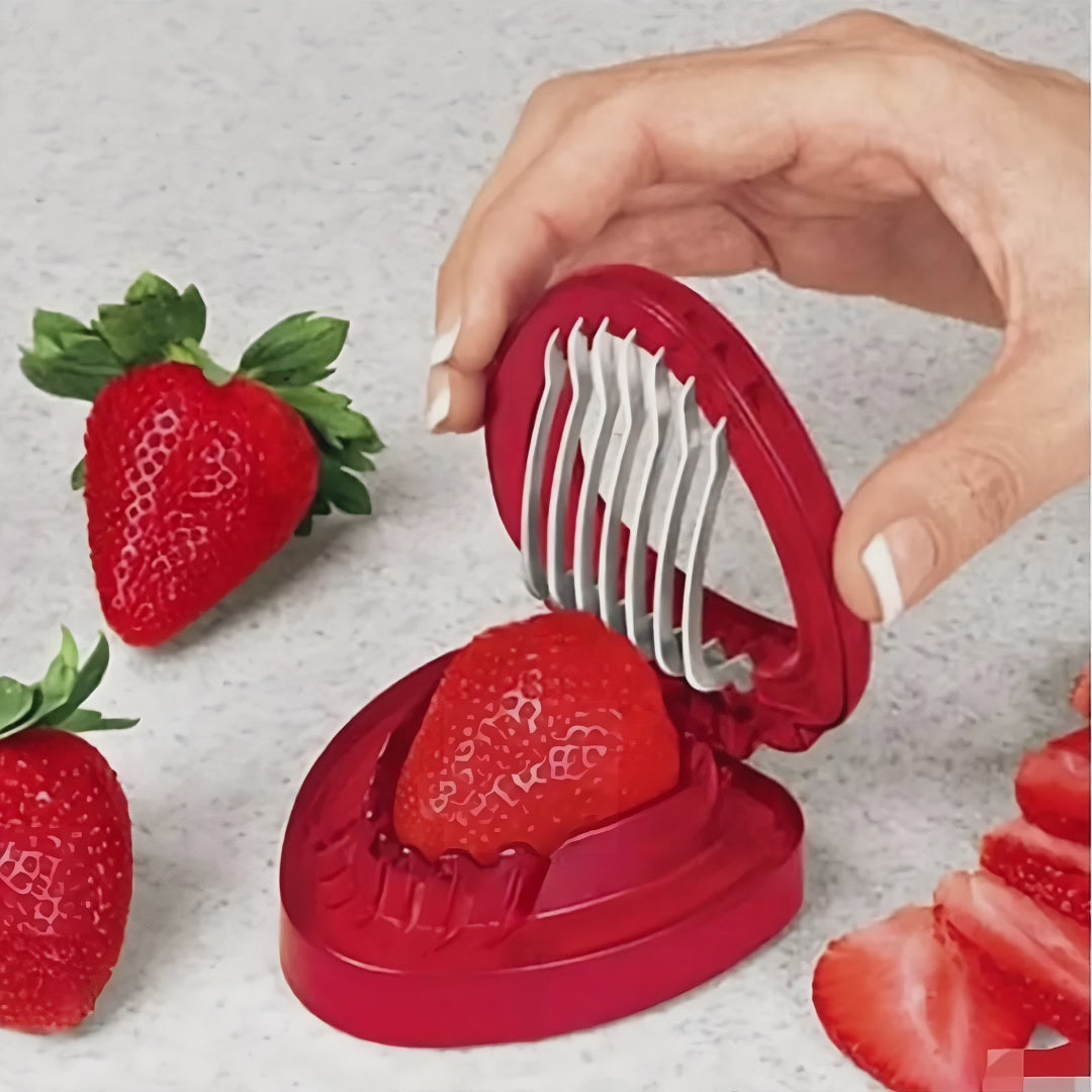 Cortador de fresas de acero inoxidable – NQLN Store Venezuela, tienda online con envío a todo el país