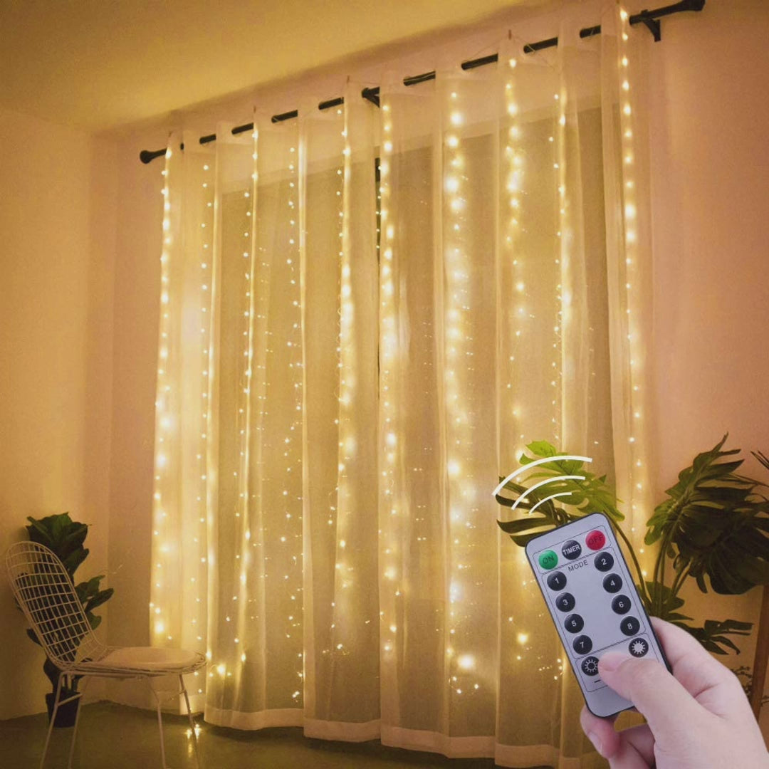 Luz de Cortina de luces Decoración De Habitación – Disponible en NQLN Store con envío gratis desde $20