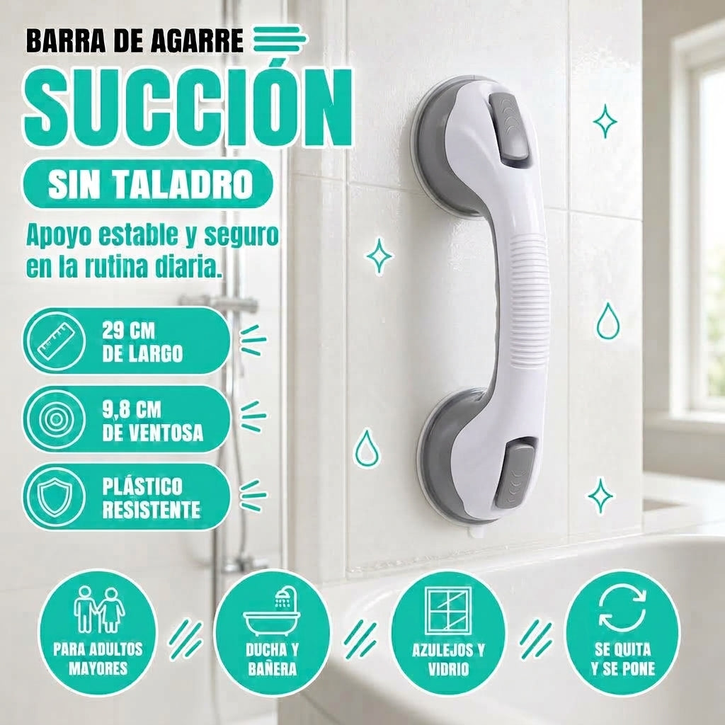 Barra de agarre para baños – Disponible en NQLN Store con envío gratis desde $20