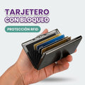 Cartera de cuero para hombre con bloqueo – Comprar online en NQLN Store Venezuela con envío a todo el país