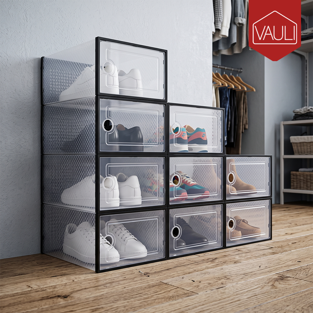 Estantería Apilable para zapatos VAULI (9 Cubos) zapatera