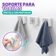 Soporte para toallas de baño (pack de 3)