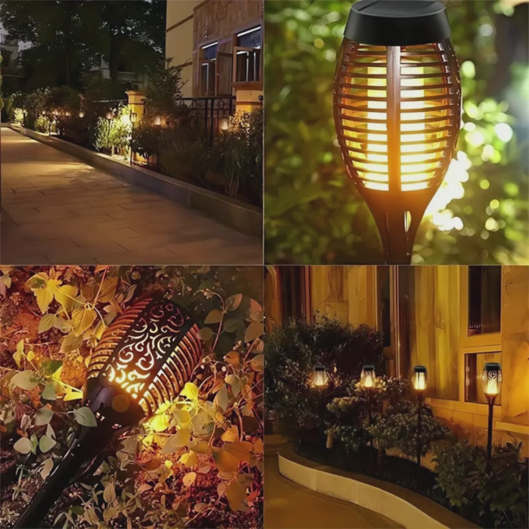 Antorcha Solar Luces Impermeables LED – Comprar online en NQLN Store Venezuela con envío a todo el país